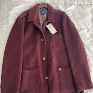 Beautiful Brank New Fall Jacket in Burgundy